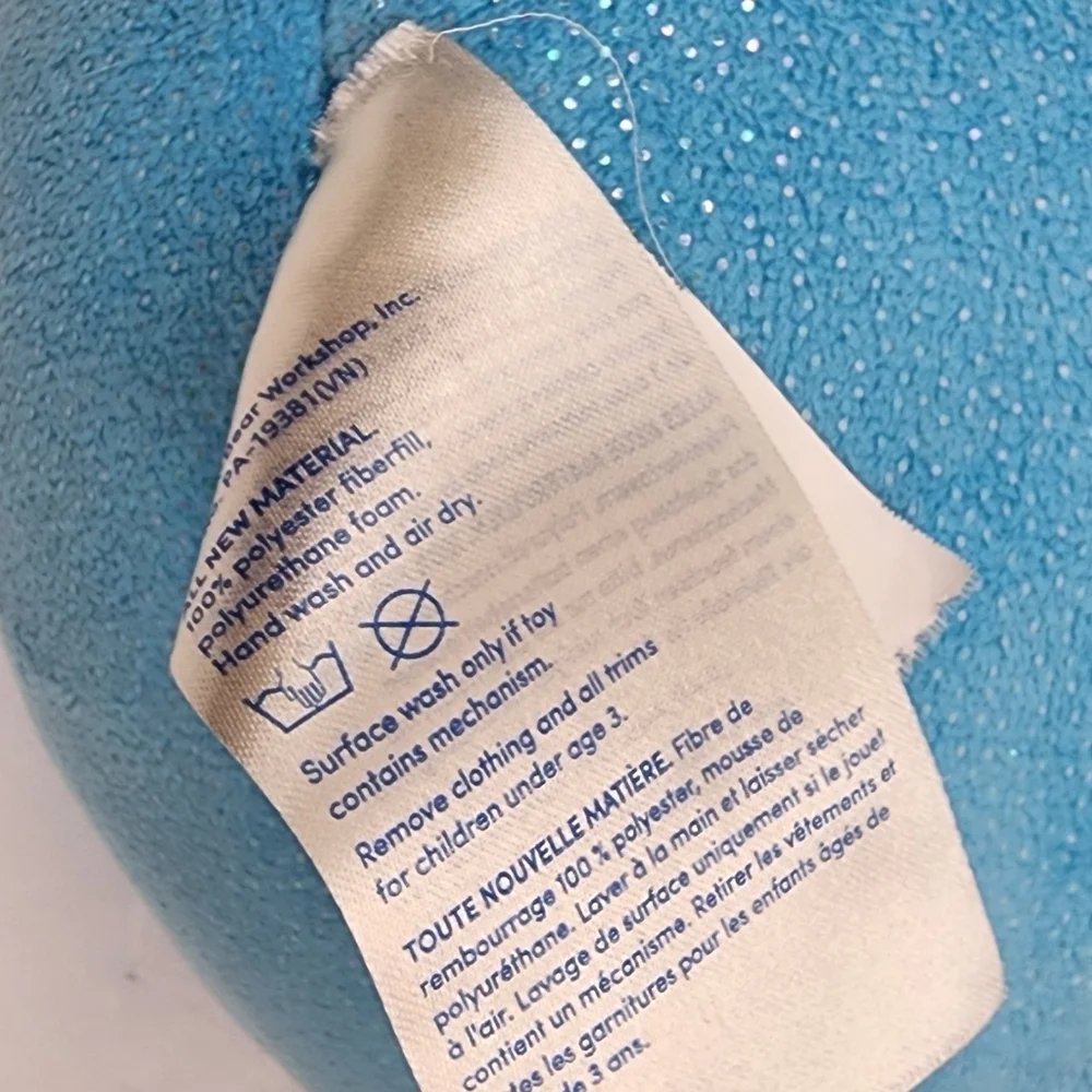 Bulid A Bear Blue Sparkle Peeps Bunny 16 Inches
